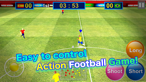 Android application Ultra Shoot Soccer - Game screenshort