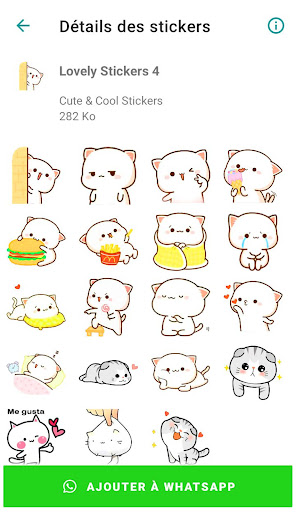 Cat Sticker - WASticker Screen 3