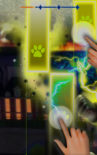 Android application Magic Cat Piano Noir Tiles screenshort