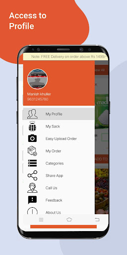 Growsack - Online Grocery & Da Screen 3