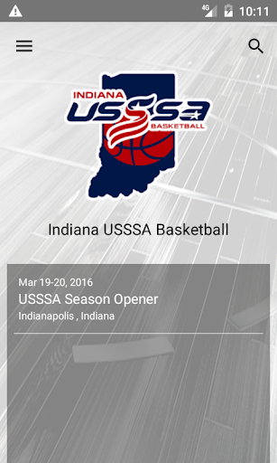 Android application Indiana USSSA Basketball screenshort