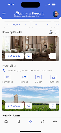 HReal-Real estate management Screen 2