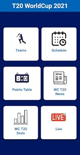 T20 World Cup 2021 Live Apk : Predictions : Schedule Latest for Android 1