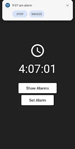 UTC Time With Alarm