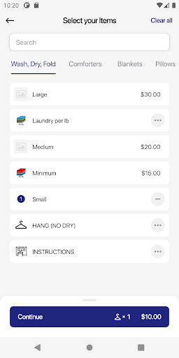 Neatly Laundry Screen 3