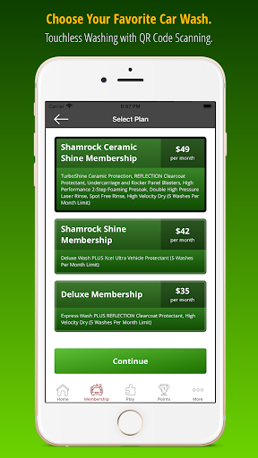 Shamrock Car Wash Screen 2