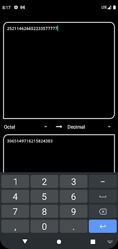 Hex to Decimal Screen 3