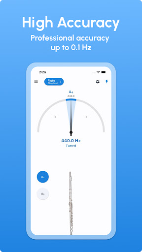 Screenshot of Flute Tuner - LikeTones