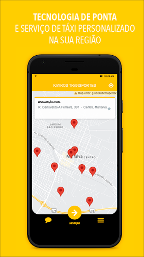 Android application Kayros Transportes screenshort