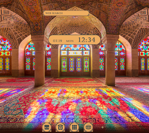 Android application Pink Mosque Theme +HOME screenshort