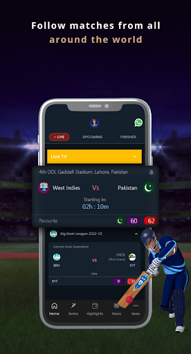 Max Cricket Live Line Screen 2