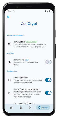 ZenCrypt - Securely Encrypt Screen 3