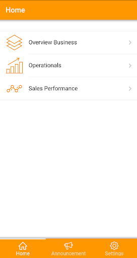 Android application eWebAcc Dashboard screenshort