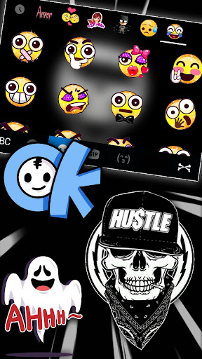 Hustle Gangster Skull Keyboard Screen 3