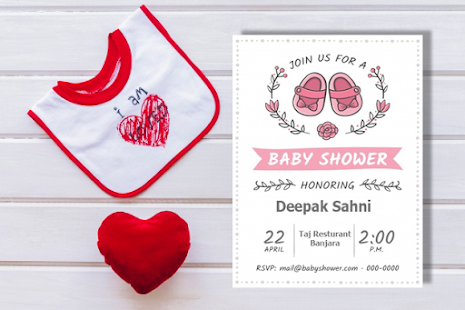 Baby Shower Invitation Maker Screenshot