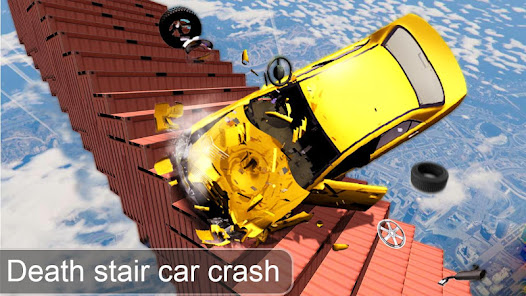 Beam Drive Crash Death Stair Car Crash Accidents APK MOD – Monnaie Illimitées (Astuce) screenshots hack proof 1