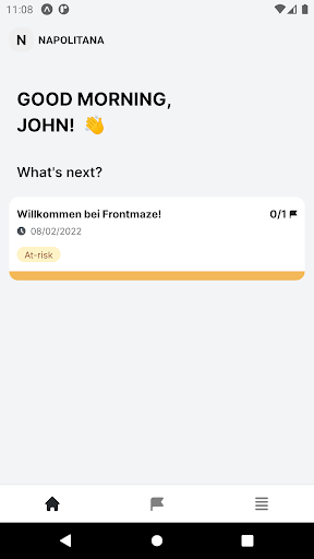 Android application Frontmaze screenshort