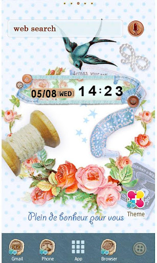 Android application Sewing Bird Wallpaper screenshort