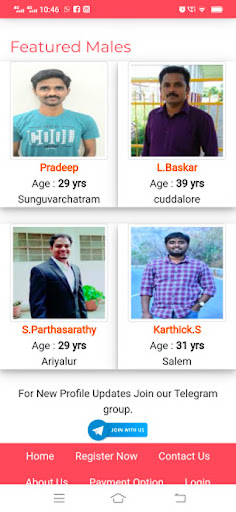 Vanniyar Marriages App Screen 3