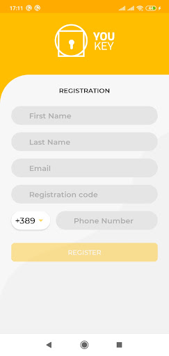 Android application YouKey by Alosys screenshort