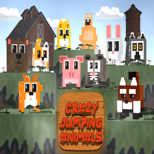 Crazy Jumping Animals logo