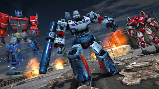 Android application Robot Transform Battle Games screenshort