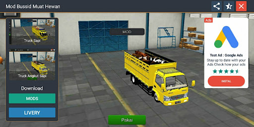 Mod Bussid Muat Hewan Galak