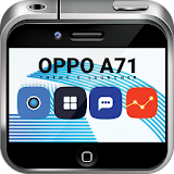 Theme for Oppo A71 launcher | live wallpaper icon