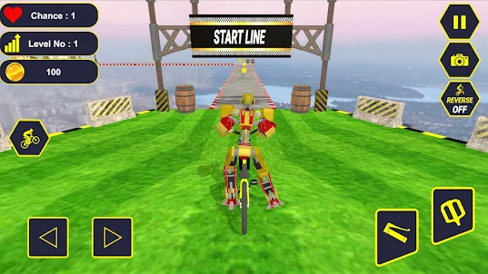 Stunt Car-Robot Transform Game