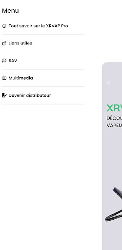 XRVAP PRO Screen 3