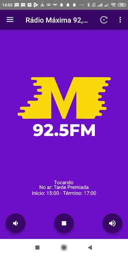Rádio Máxima 92,5 FM Screen 3