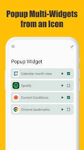 Popup Widget Screenshot