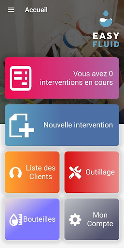 Android application EasyFluid screenshort