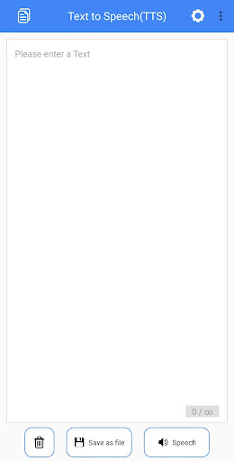 TTS - Text to Speech Screen 2