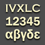 Decimal/Latin/Greek, Numerals Conversion icon