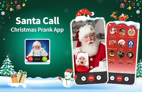 Santa Prank Call: Fake video 1.0 APK + Mod (Unlimited money) untuk android