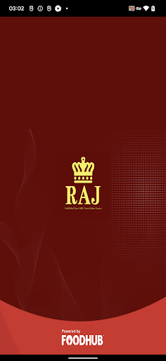 Android application RAJ FINE INDIAN CUISINE screenshort