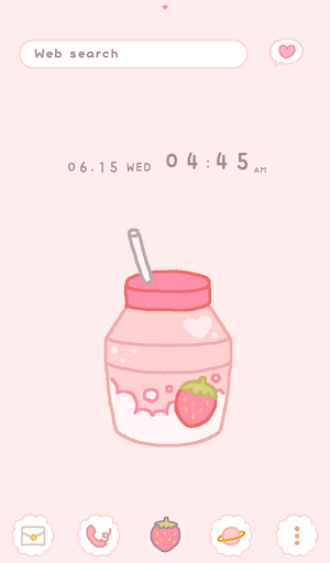 Android application Cute Juice Theme +HOME screenshort