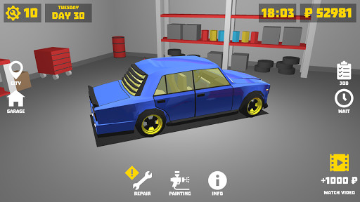 Retro Garage - Car Mechanic Simulator  screenshots 2