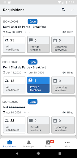 TalentLink Screen 2
