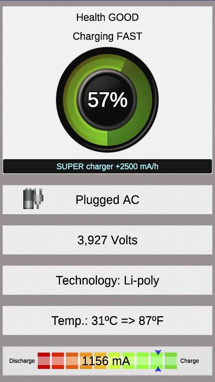 Battery doctor - battery amper - New - (Android)