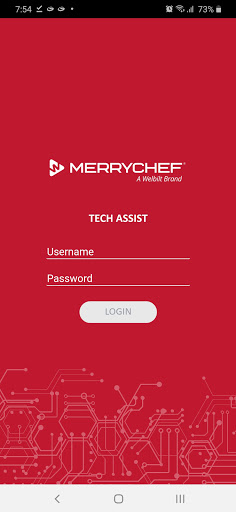 Android application Merrychef Tech Assist screenshort