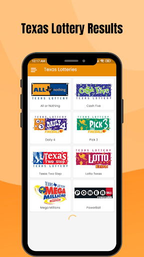 Texas Lottery Results Screen 3