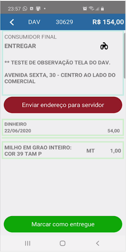 Cigo Entrega Screen 3