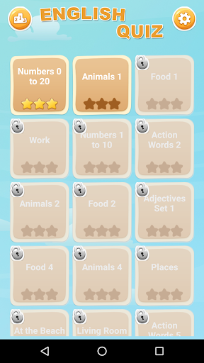 English Learning Games Screen 2