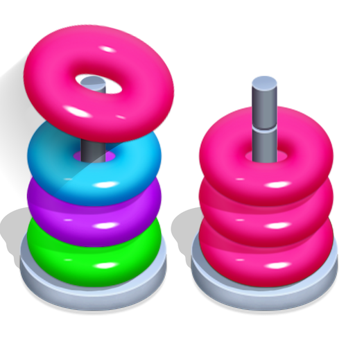 Color Hoop Sort - Hoop Stack  Icon