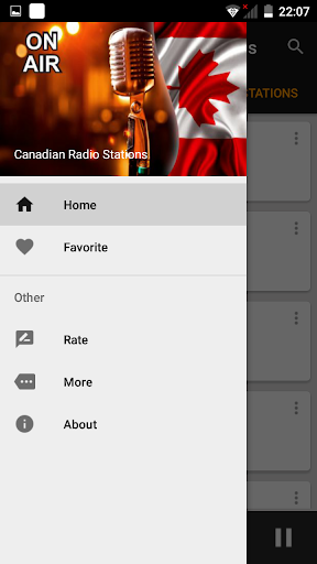 Canadian Radio Stations FM/AM Screen 3