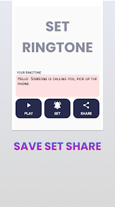 RingName: Name ringtone maker