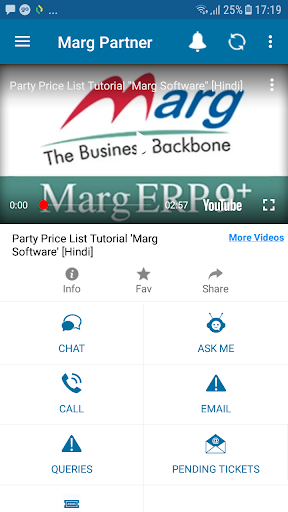 Android application Marg Partner screenshort