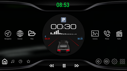 Imágen 1 Black V3 - theme for CarWebGur android